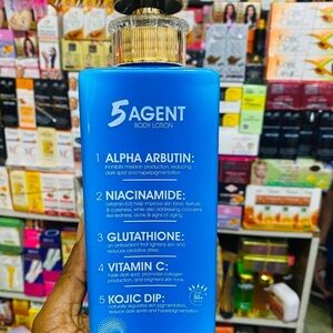 5 agents body lotion ready for shipping